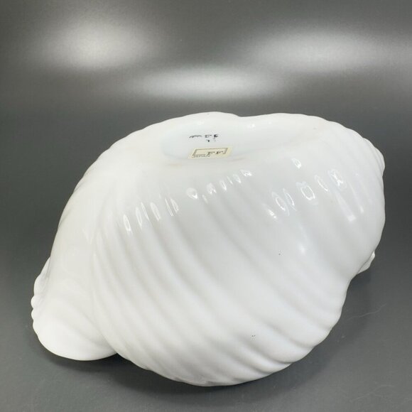 Fitz & Floyd White Seashell Bowl Turbinate Starfish 1983 Japan Fine Porcelain - Picture 6 of 14